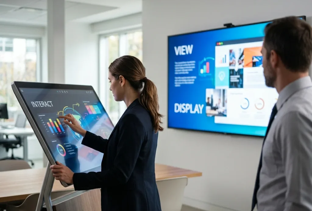 Cotiza tu pantalla led interactiva o profesional con asesoría experta y respaldo técnico en Converger IT.